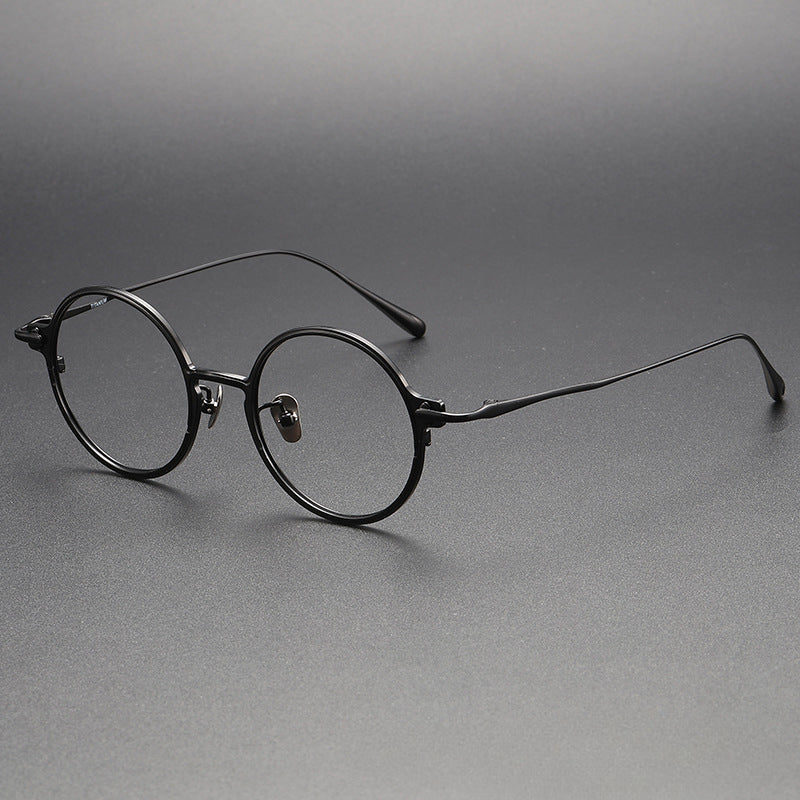 Titanium Vintage Round Eyeglasses Frames PHI