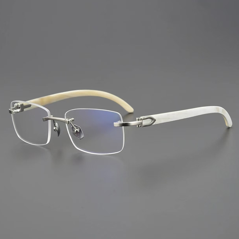 #95393USOPTIGAZE BUSINESS RAHMENLOSE HORN BUSINESS ANTI-BLAULICHT-LESEBRILLE