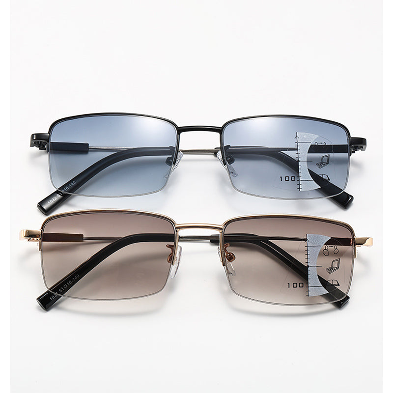#95383USOPTIGAZE BUSINESS CASUAL PROGRESSIVE MULTIFOCAL COLOR CHANGING READING GLASSES