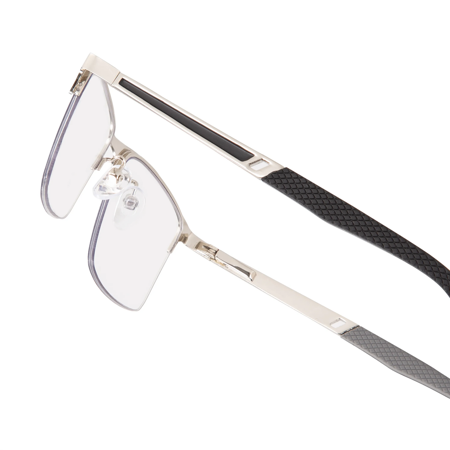 #5312USOPTIGAZE Retro HalfFrame Horizon RetroBlu Shield Business PHOTOCHROMIC Reading Glasses