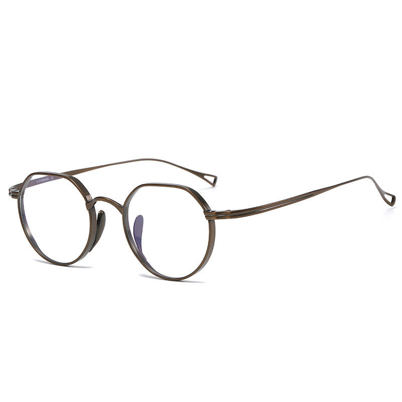Titanium Geometric glasses Frame KMN-9916