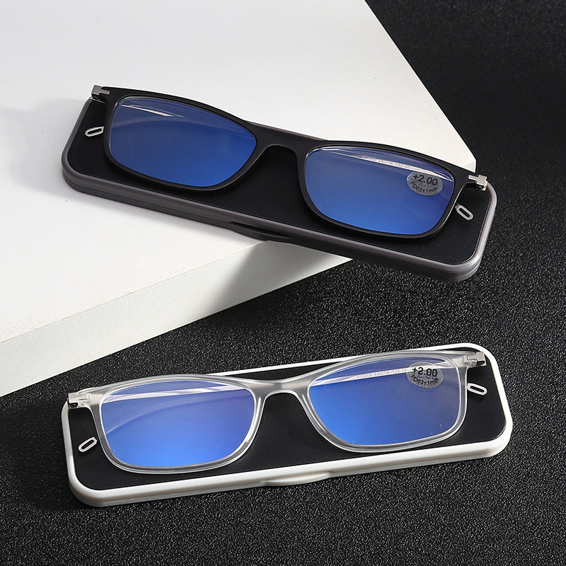 #95375USOPTIGAZE BUSINESS FASHIONABLE METAL PAPER ULTRA-LIGHT ANTI-BLUE LIGHT READING GLASSES