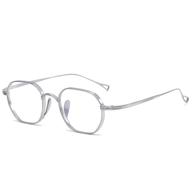 Titanium Geometric Glasses Frame KMN9917