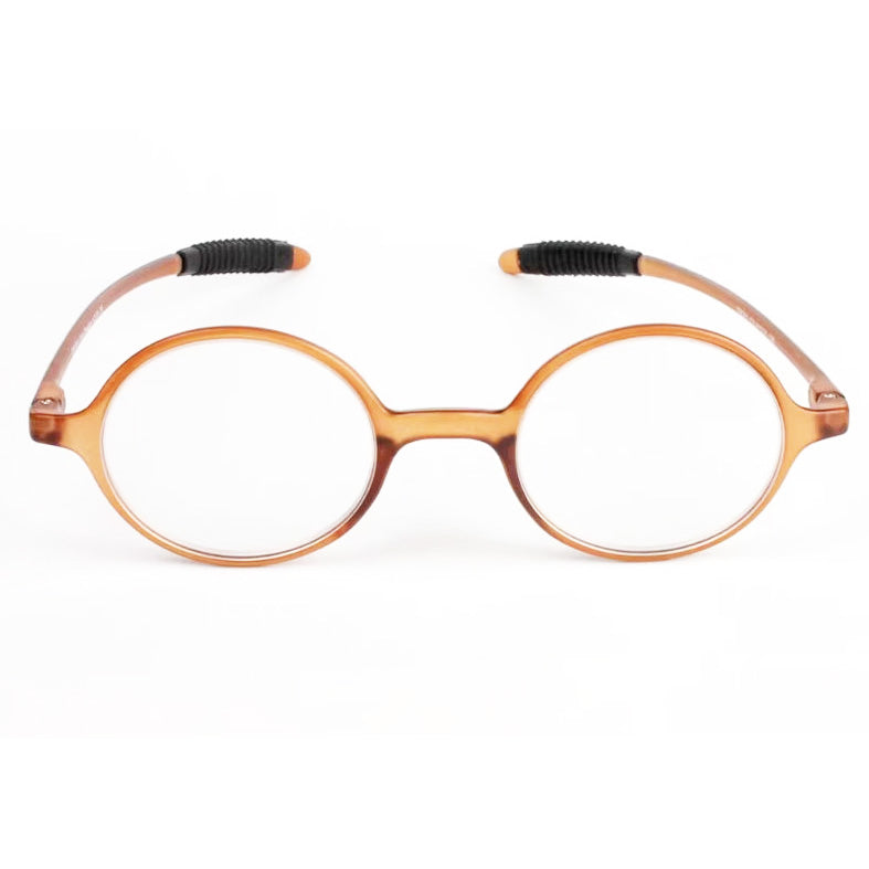 Eterlens レトロ風ラウンドフレームブルーライト老眼鏡-m