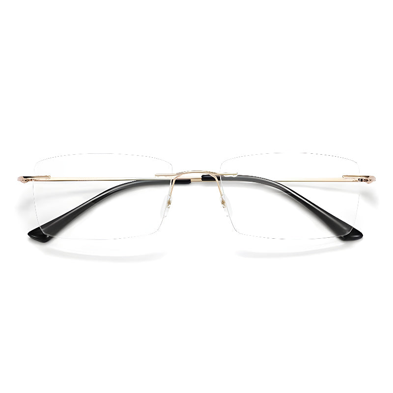 Eterlens チタン製フレームレスブルーライトカット老眼鏡