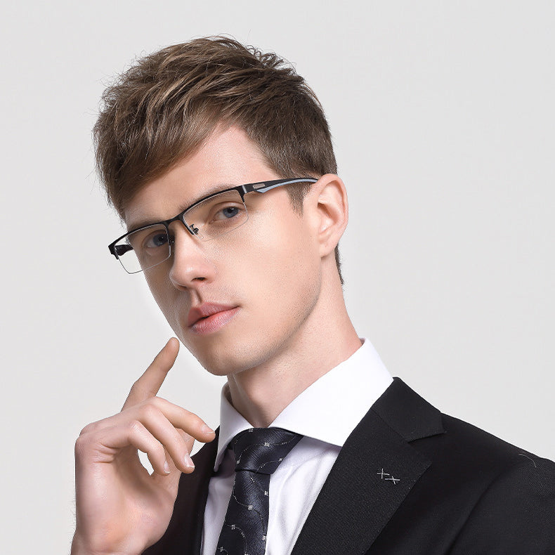 #95357USOPTIGAZE Titanlegierung BUSINESS Lesebrille, stoßfest und schlagfest