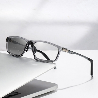 #95451 USOPTIGAZE SPORTS BIFOCAL COLOR-CHANGING ALUMINUM-MAGNESIUM READING GLASSES