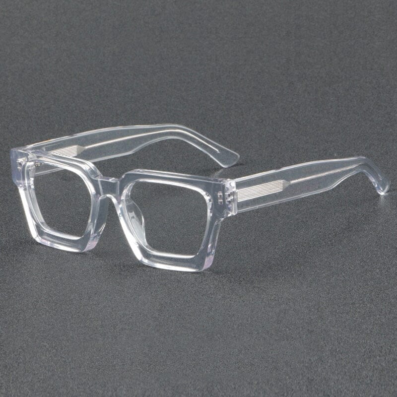Lew Vintage Square Acetate Glasses Frame
